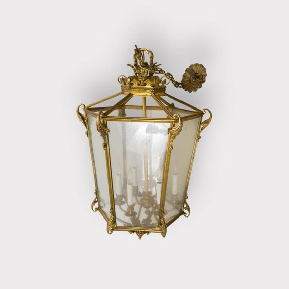 Brass entryway chandelier outlet