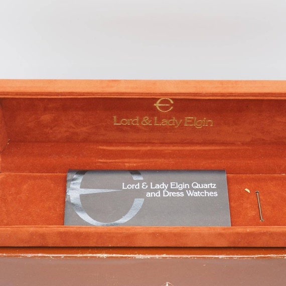 Lord & Lady Elgin Watch Jewelry Presentation Box … - image 3