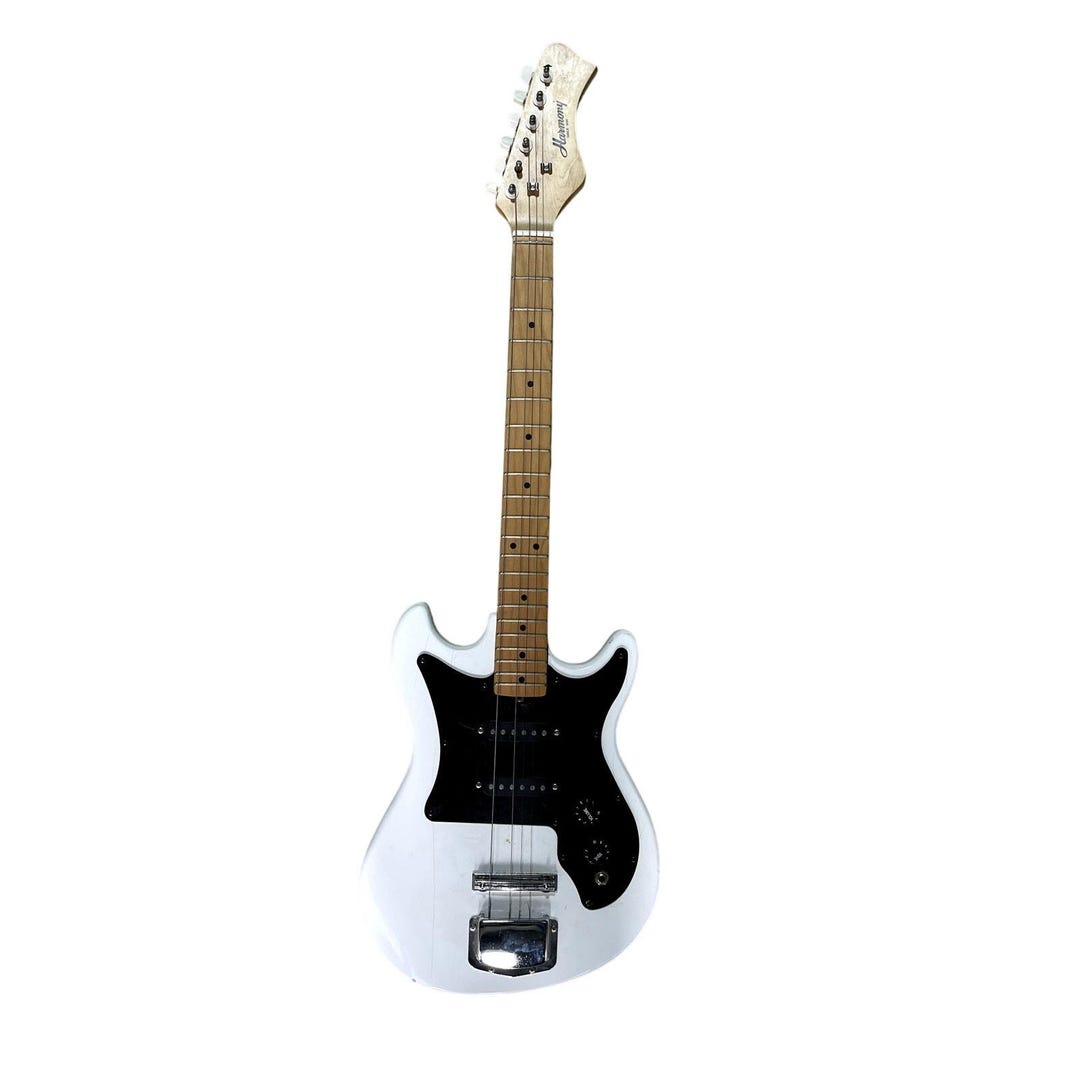 Harmony H804 エレキギター Harmony H804 Electric Guitar White With Maple Fingerboard - Etsy