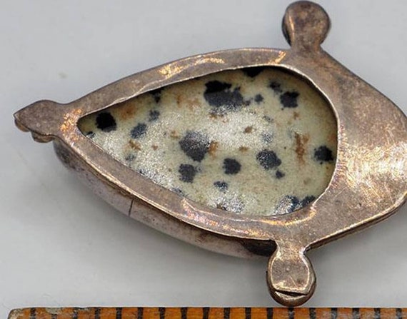 Dalmatian Jasper Sterling Silver Pendant - image 4