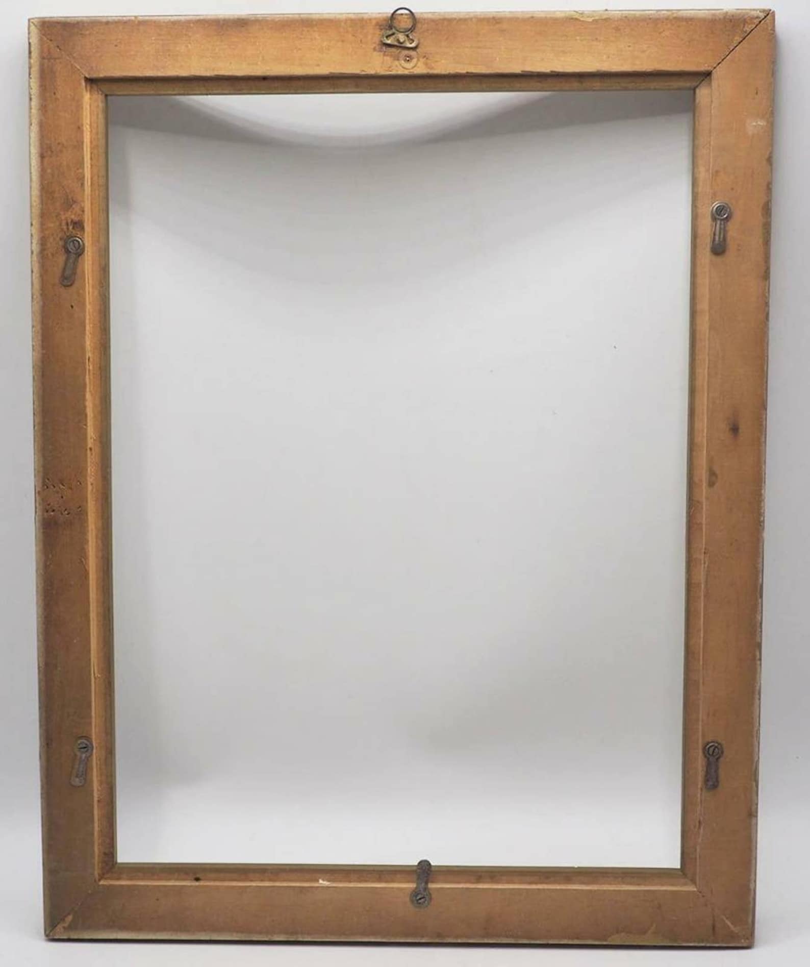 Painted Gold Wood Ornate Picture Frame 14-1/2