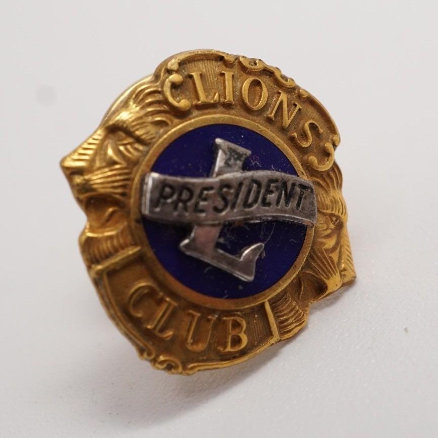 Lions Club President Pin - Etsy