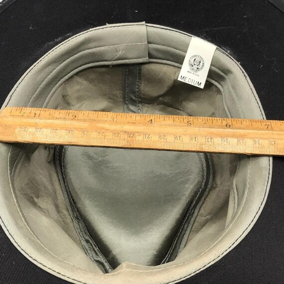 black canvas outback hat