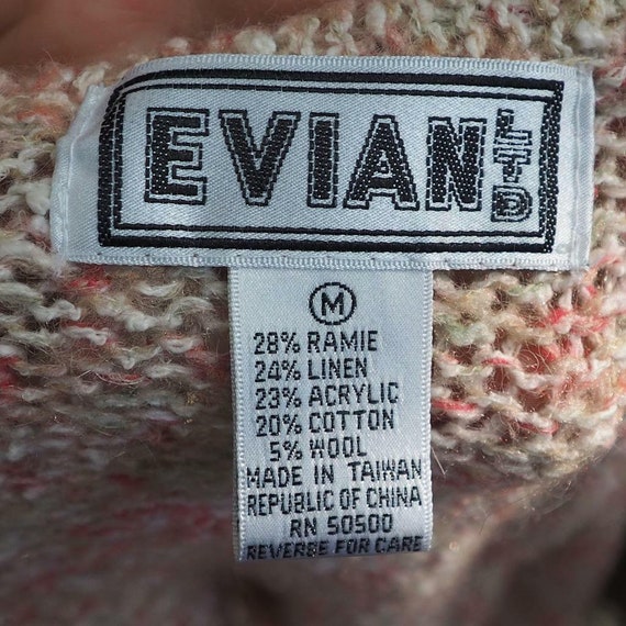 Vintage Womens Sweater Vest Shirt 1980s 1990s Evi… - image 2