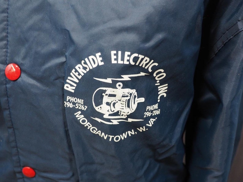 Vintage Windless Flapjacket Riverside Electric Co. WV Size