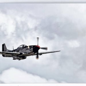North American P-51D Mustang Rebel WWII Fighter Plane Print on Metal 8x12