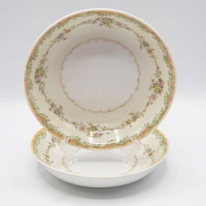 Noritake Morimura Art Deco Dinner China Salad Bowl Set of 2