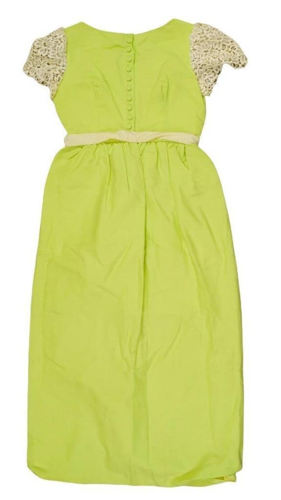 Vintage Lime Green Formal Dress