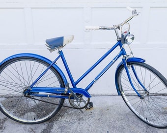 Dunelt Women's Bike Blue Speed Made in England