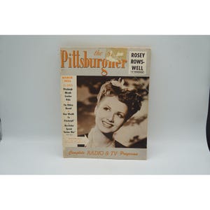The Pittsburgher Magazine March 1955 Ann Gillis KDKA Radio TV Programs Vintage