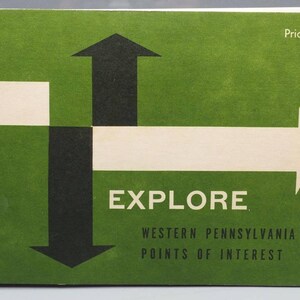 Vintage Junior League of Pittsburgh Explore Western Pennsylvania 1967 Guide