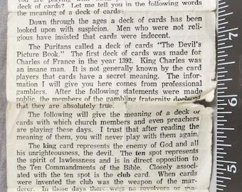 Vintage Death In Cards Religious Screed jds