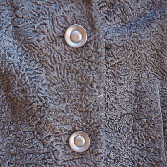 Vintage Joseph Horne Co.Curly Lamb Wool 1950s-60s… - image 3