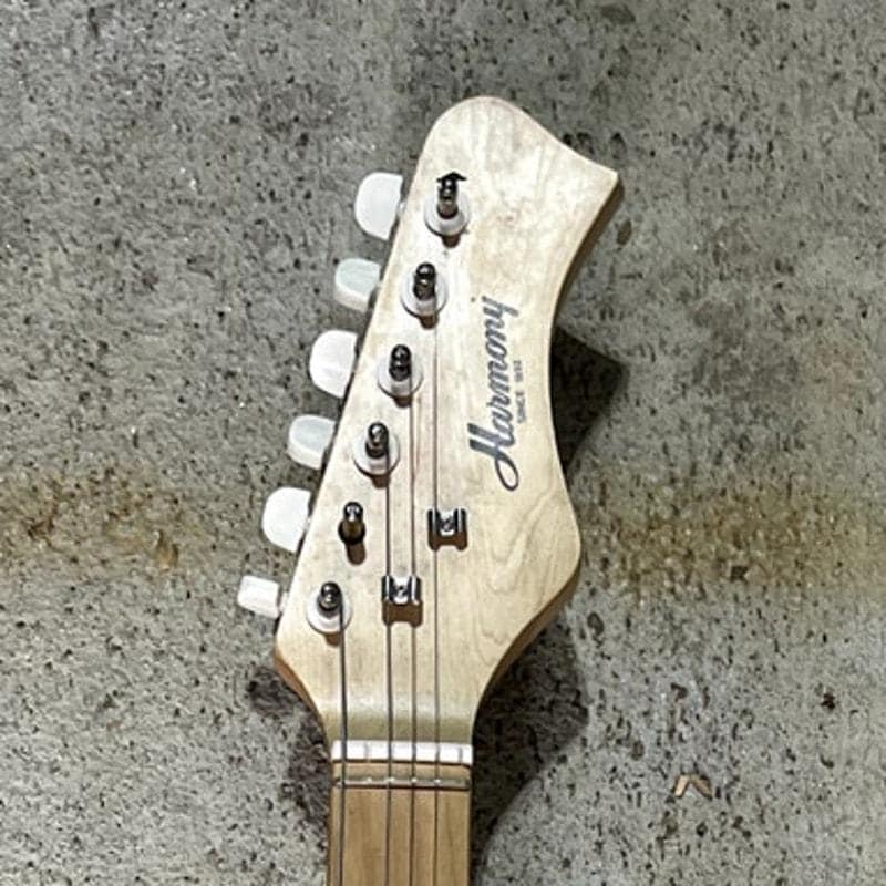 Harmony H804 エレキギター Harmony H804 Electric Guitar White with Maple Fingerboard | eBay