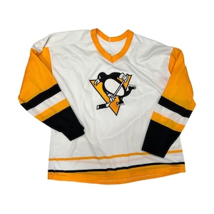 Vintage Pittsburgh Penguins CCM NHL Hockey Jersey Size Men’s Size XL Blank 1980s
