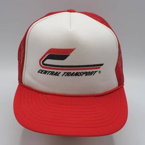 Vintage Central Transport Mesh Snapback Trucker Farmer Hat Cap