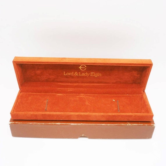 Lord & Lady Elgin Watch Jewelry Presentation Box … - image 1