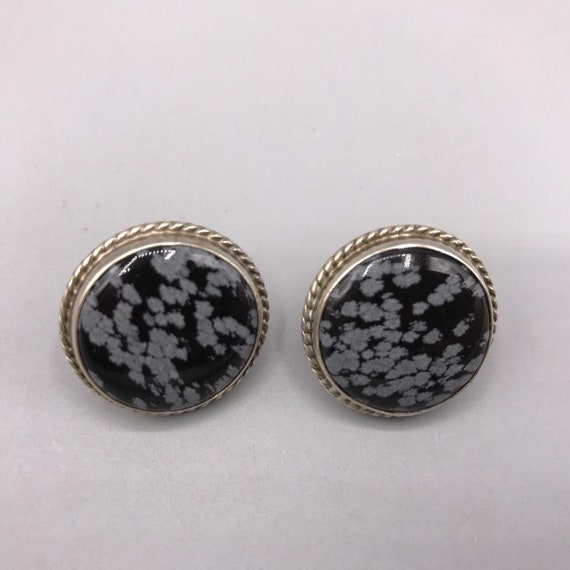 Vintage Sterling Silver Screw On Earrings