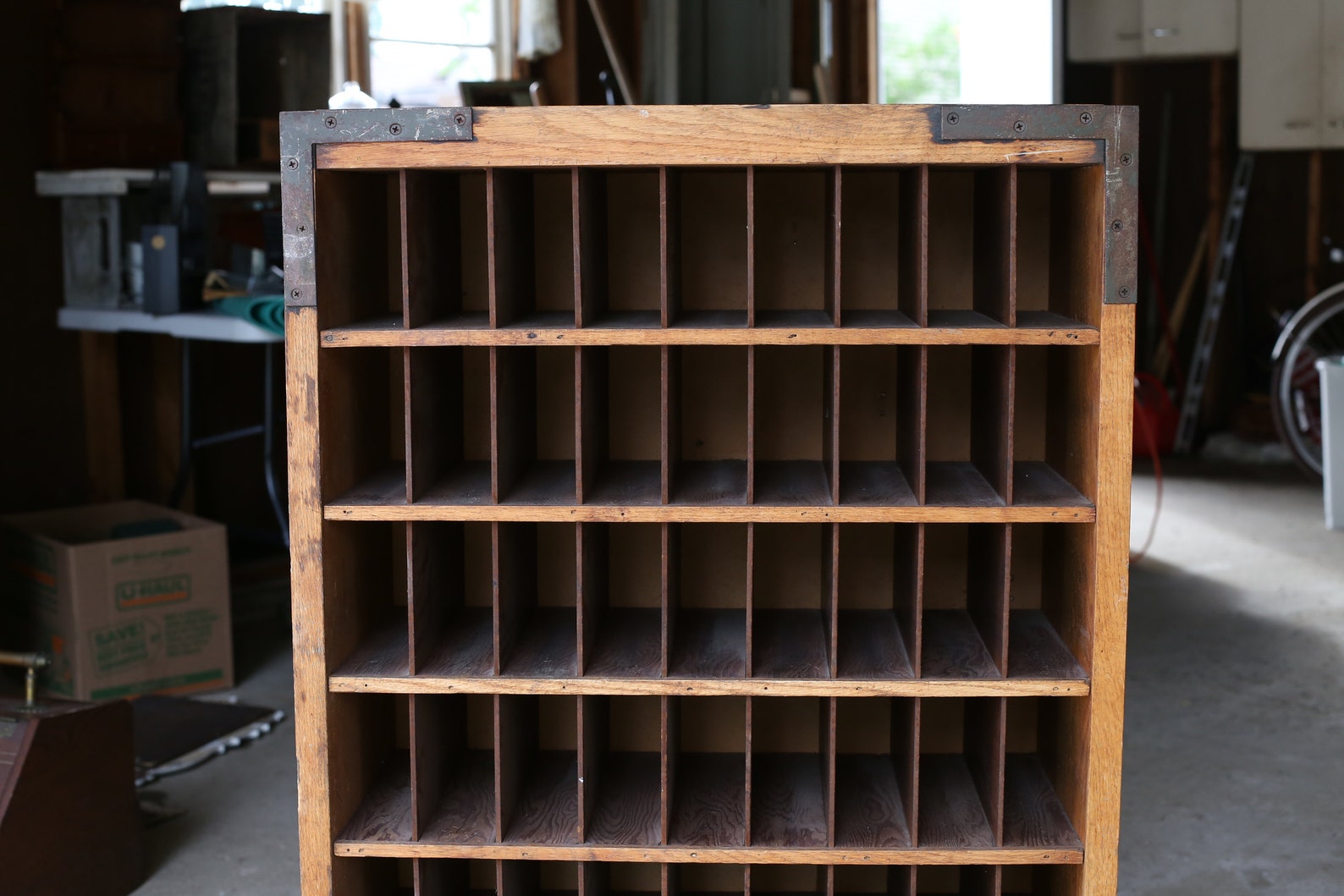 Antique post office mail sorter cubbies from Woodstock Il. Etsy