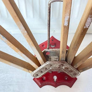 Vintage Wall Mount Drying Rack Wooden Vintage Drying Rack Perfect for ...