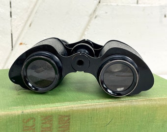 Binoculars | Antique black binoculars | Vintage medium size binoculars at Kate's Vintage Market