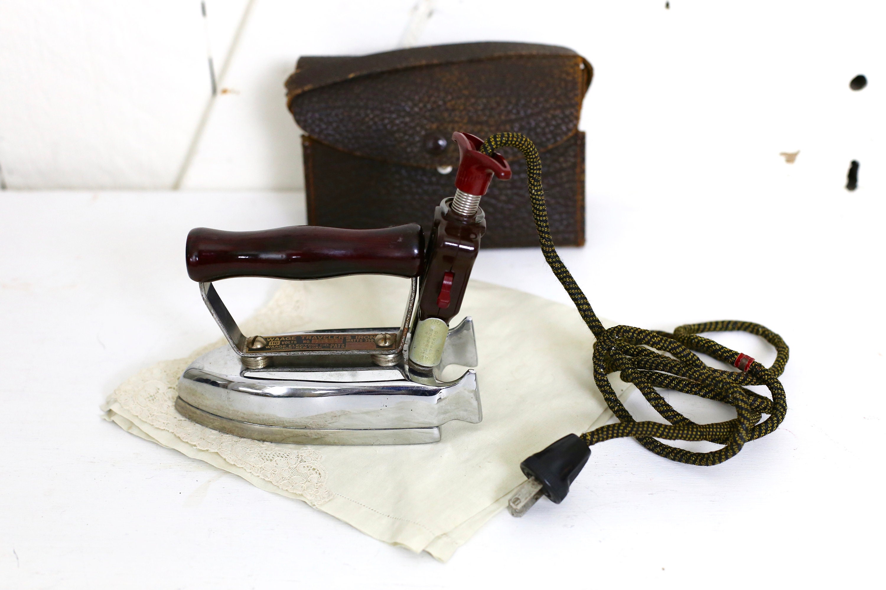 Old Electric iron circa 1940's at Kate's Vintage Etsy