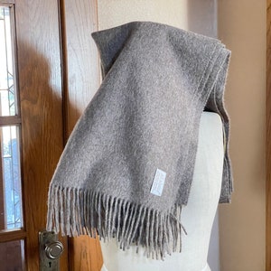 Alpaca scarf Alpaca shawl Alpaca and wool shawl in like new condition 79 x 25 inches image 8