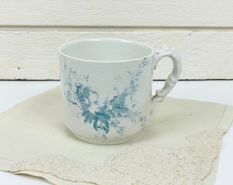 English white teacup | Meakin coffee mug | White Ironstone teacup | Vintage coffee cup