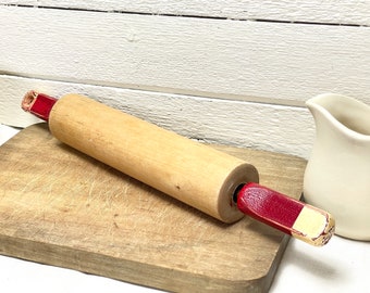 ヴィンテージ木製麺棒：アンティークなベーキング・調理器具 - Etsy 日本