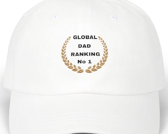 Gorra clásica del ranking mundial de papás, regalo para el Día del Padre