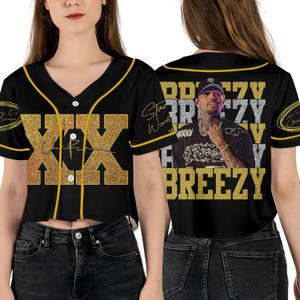 Chris Brown Breezy Bowl XX Baseball Jersey, Chris Brown Tour Jersey Shirt, Breezy Bowl Baseball Shirt, Chris Brown Graphic Tee, Y2k Music