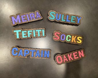 Personalized Horse Name Signs for Bridles and Stalls - Organize your tack with Name Plates!