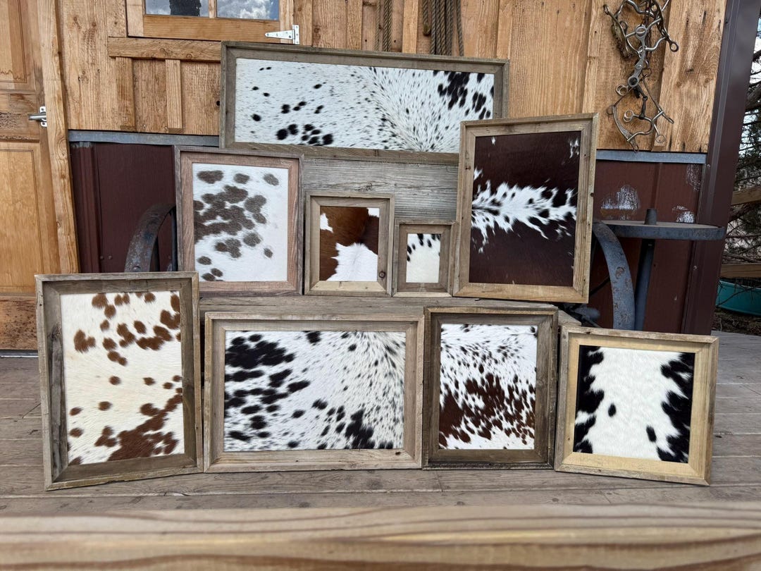 Framed Cowhide - Branding Frame for Weddings & Ceremonies - Etsy