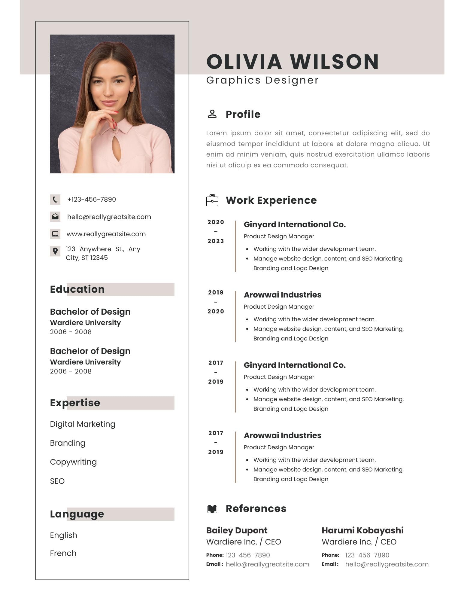 40 Unique Resume & CV Templates That Get Noticed - Etsy