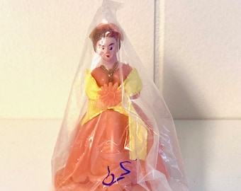 Vintage 1960's-70's Plastic Girl Sweet 16 Cake Topper/Toy | 1960s Kitsch | Party Decor