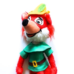 Vintage 1970&#39;s Disney Robin Hood Plush Doll! Rare! 23&quot; Tall!