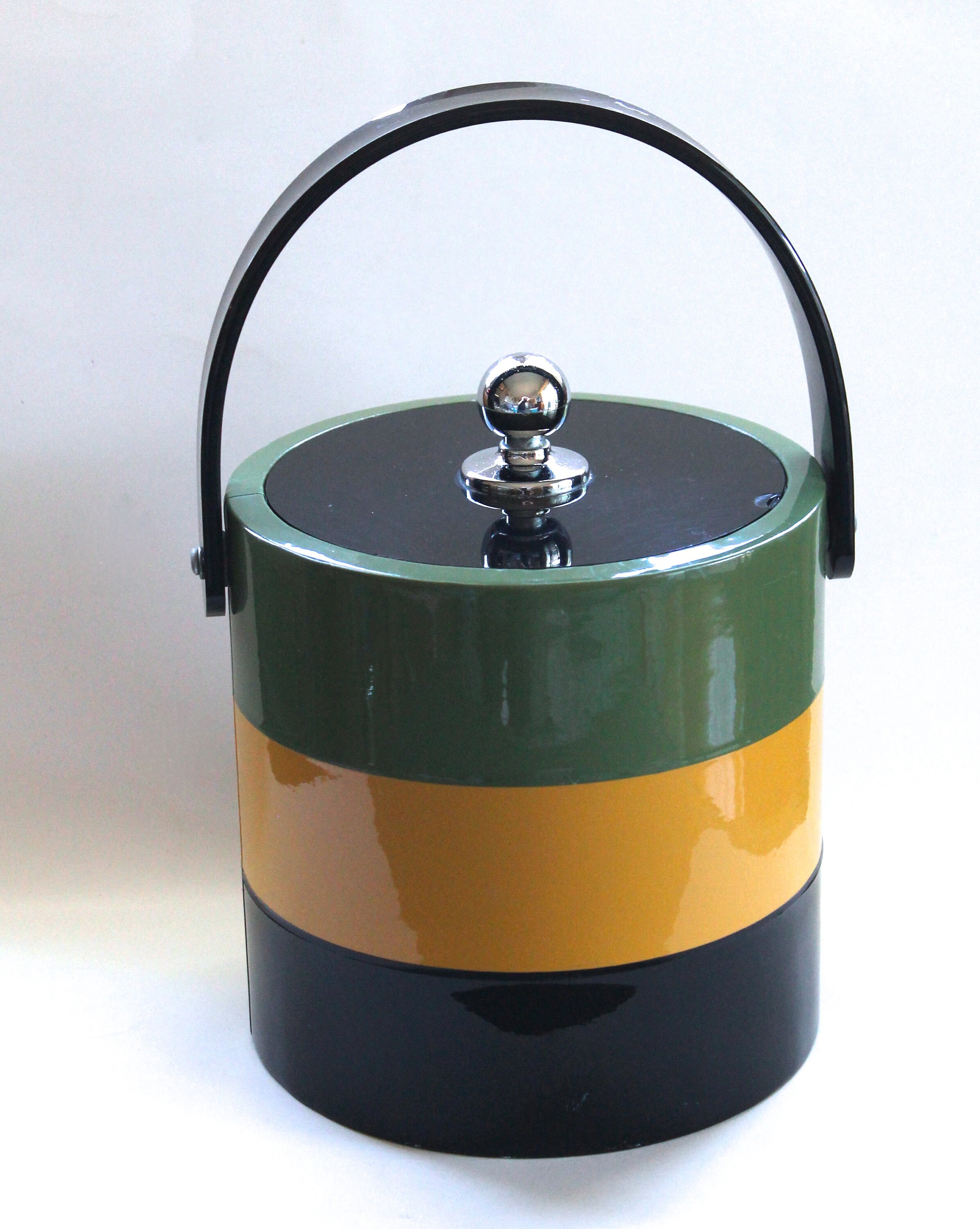 morgan vintage ice bucket ヴィンテージ アイスペール Vintage Morgan Designs Bucket Brigade Cream Brown Black Ice