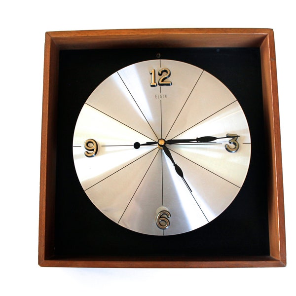 Elgin Wall Clock Etsy