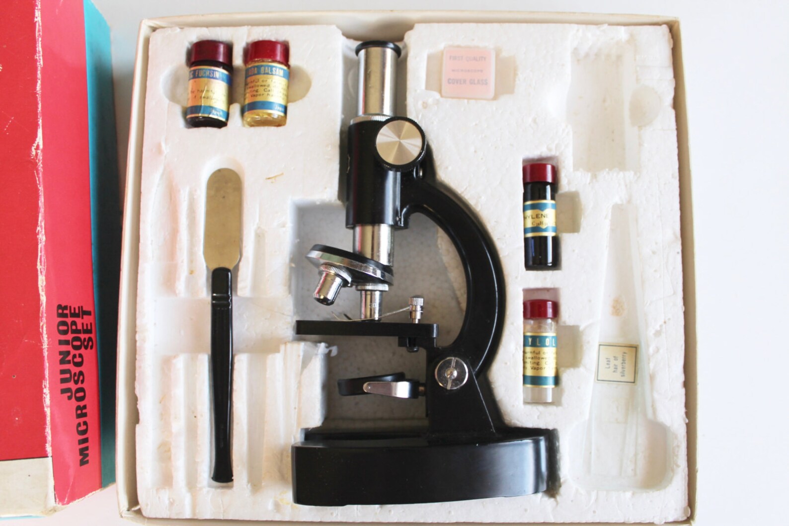 Vintage 1960's Junior Microscope Set Etsy