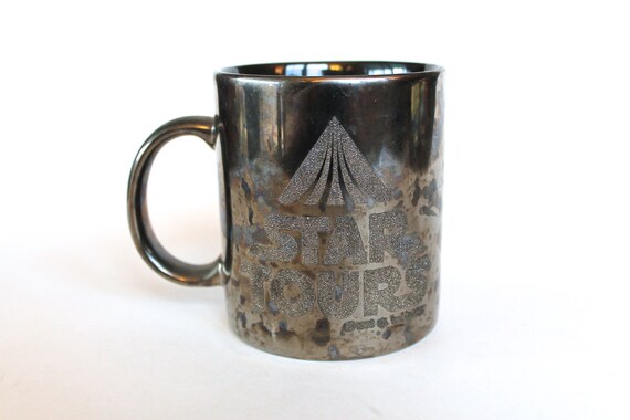 80s vintage Disneyland mag cup ディズニー Vintage 1980's Disneyland Star Tours Coffee Mug! Vintage