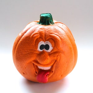 Vintage 1980&#39;s Dan-Dee Products Foam Rubber Jack O Lantern Head! Super Cool!