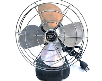 Vintage 1950's Bersted Mfg ZERO Electric Fan!