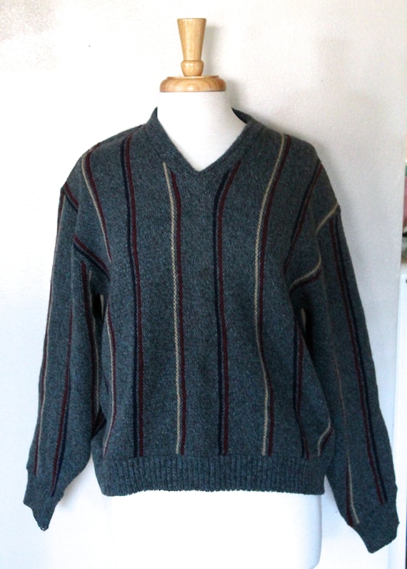 Vintage 1970's Sears Sportswear Mens Striped Shetl