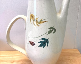 Vintage Creamer 1950s Franciscan Ware Fern Dell Pattern-Speckled Ceramic!