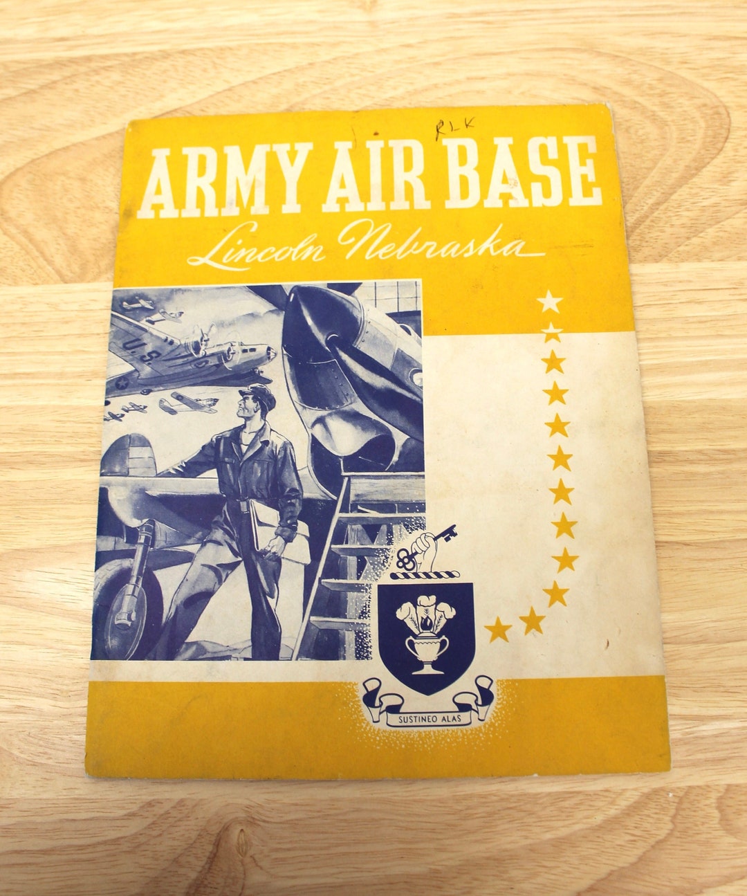 Vintage 1940's WW2 Army Air Force Base Lincoln Nebraska Technical ...