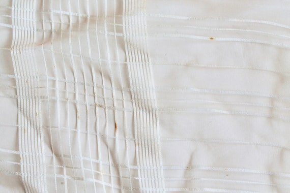 Vintage 1960s Rectangular Light Orange Sheer Chif… - image 9