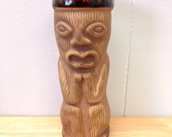 Vintage 1960's Tiki Mug! Retro Tiki Bar Decor!