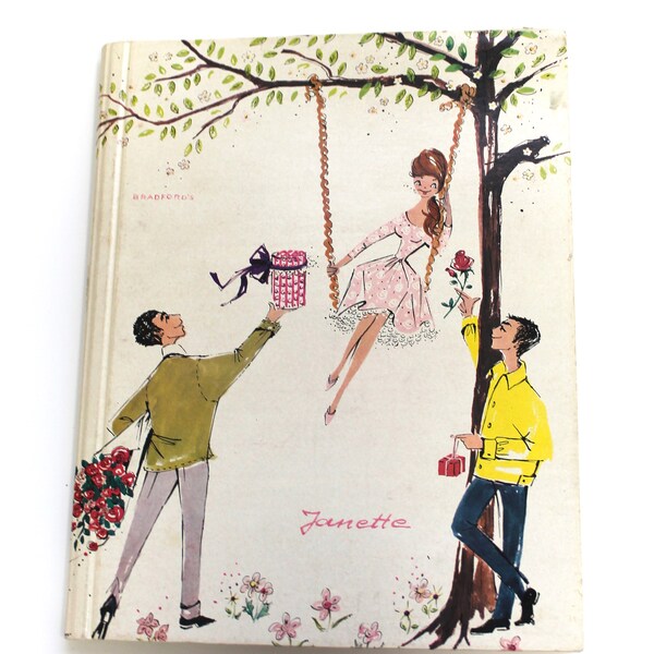 Vintage 1960's Janette Teen Romance Stationary Set! Super Cute! SEE CONDITION NOTES