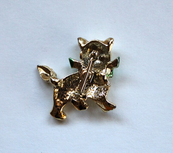 Vintage 1950's Mid Century Kitten Pin/Brooch! Mid… - image 2