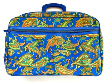 Vintage 1960's Bantam Travelware Paisley Suitcase! Super Cute!